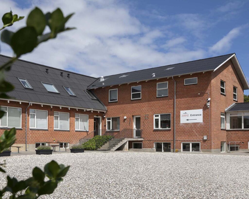 Indgang til Aarhus Hostel og Hotel