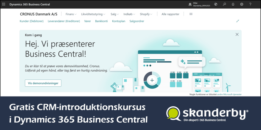 Skanderby Gratis CRM Kursus i 365 BC