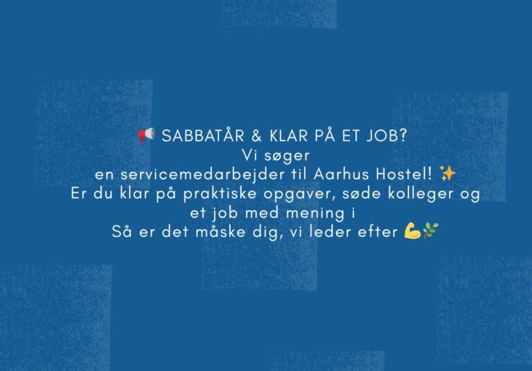 Servicemedarbejder til Aarhus Hostel og Hotel