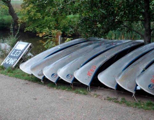 En sejltur i kano på Aarhus Å