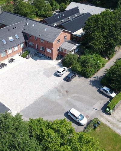 Aarhus Hostel luftfoto set fra øst